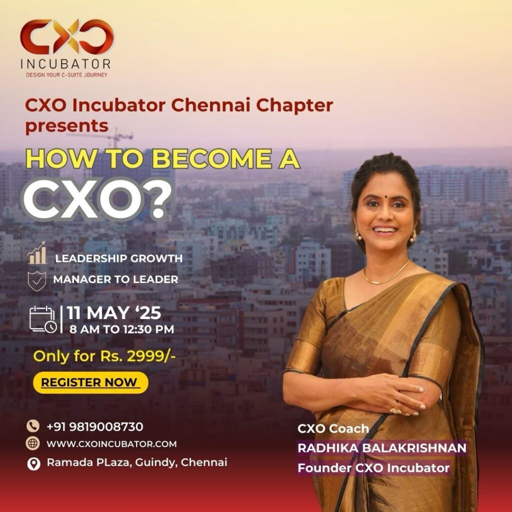 CXO Incubator chennai